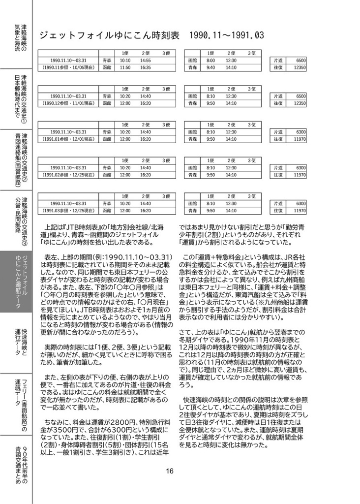 【電子版】津軽海峡交通戦線 船 vs 鉄道 1990-1996