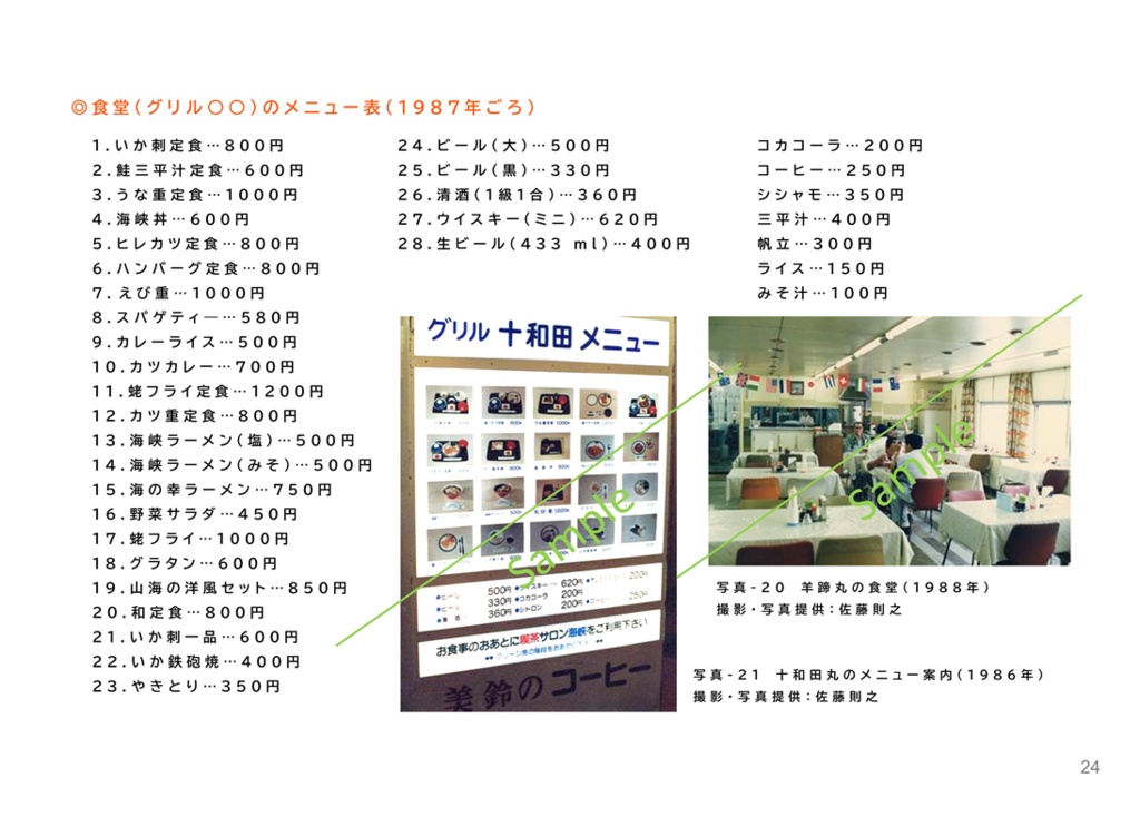 青函連絡船の中身を見る本