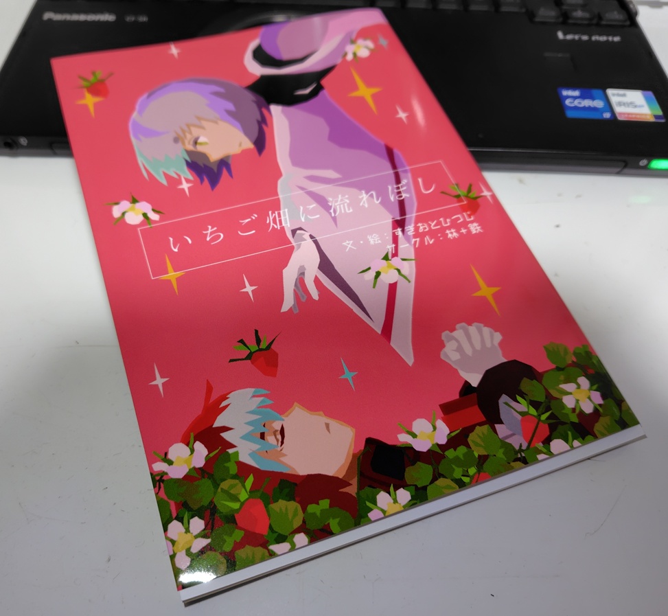 いちご畑に流れぼし