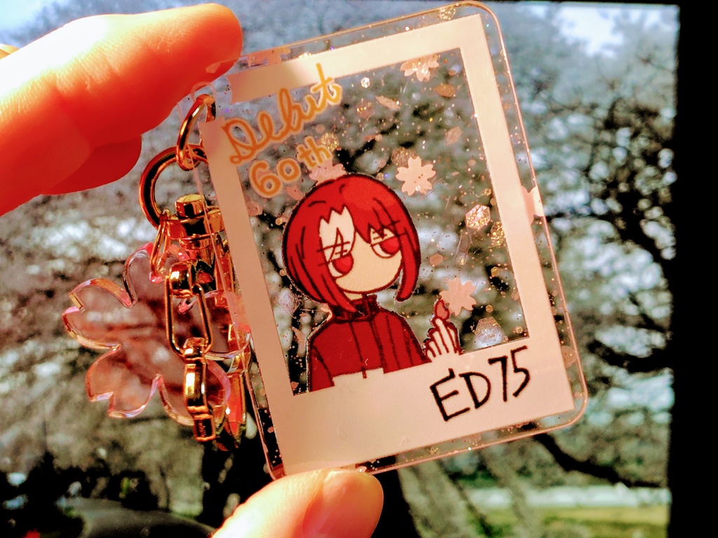 【新作】ED75デビュー60年おめでとうアクリルキーホルダー