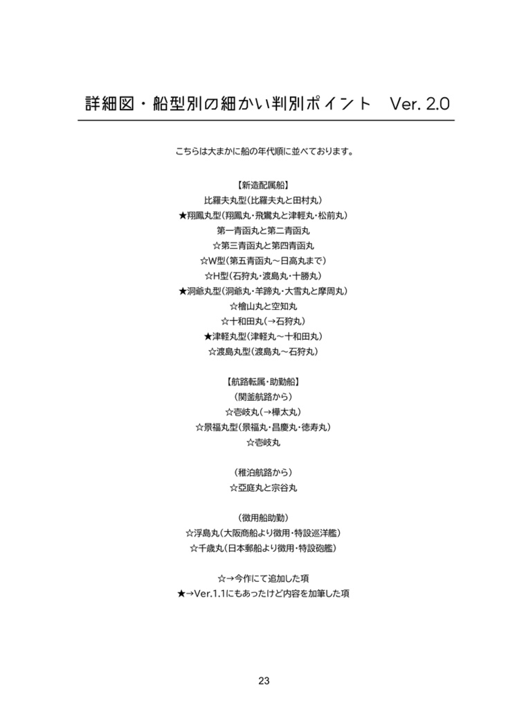 【新刊】青函連絡船を見分ける本 Ver. 2.0