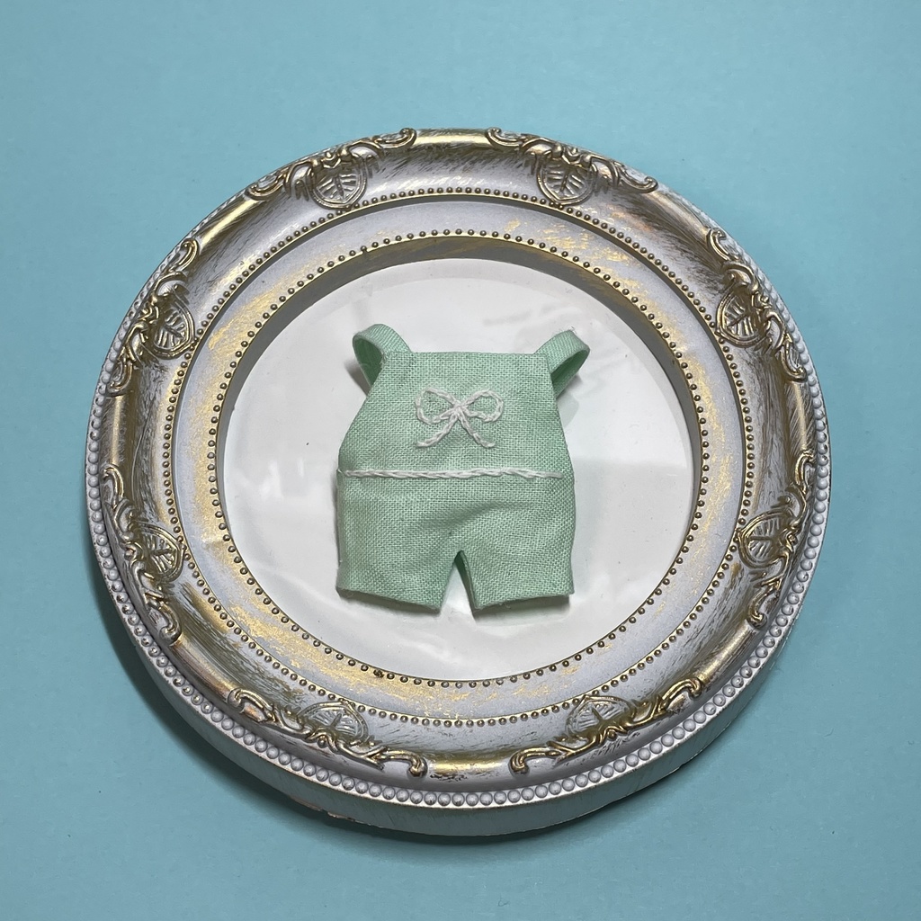 【5月】サロペット ベレー帽【ミント】