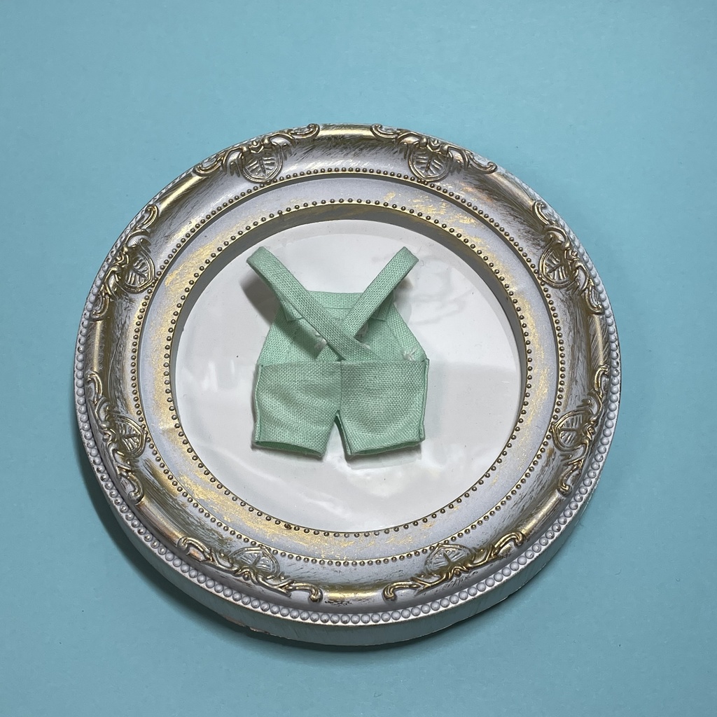 【5月】サロペット ベレー帽【ミント】