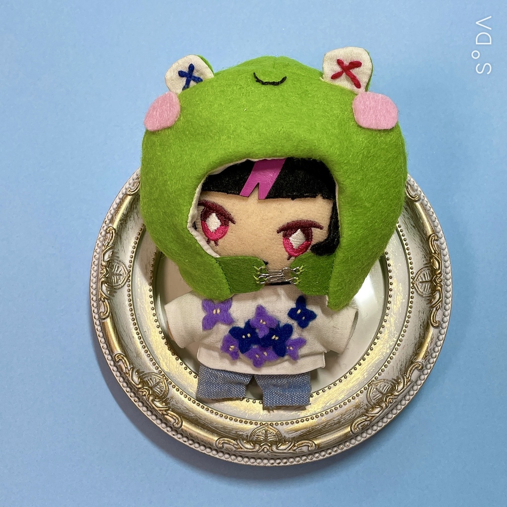 【6月】あじさいシャツとかえるキャップ