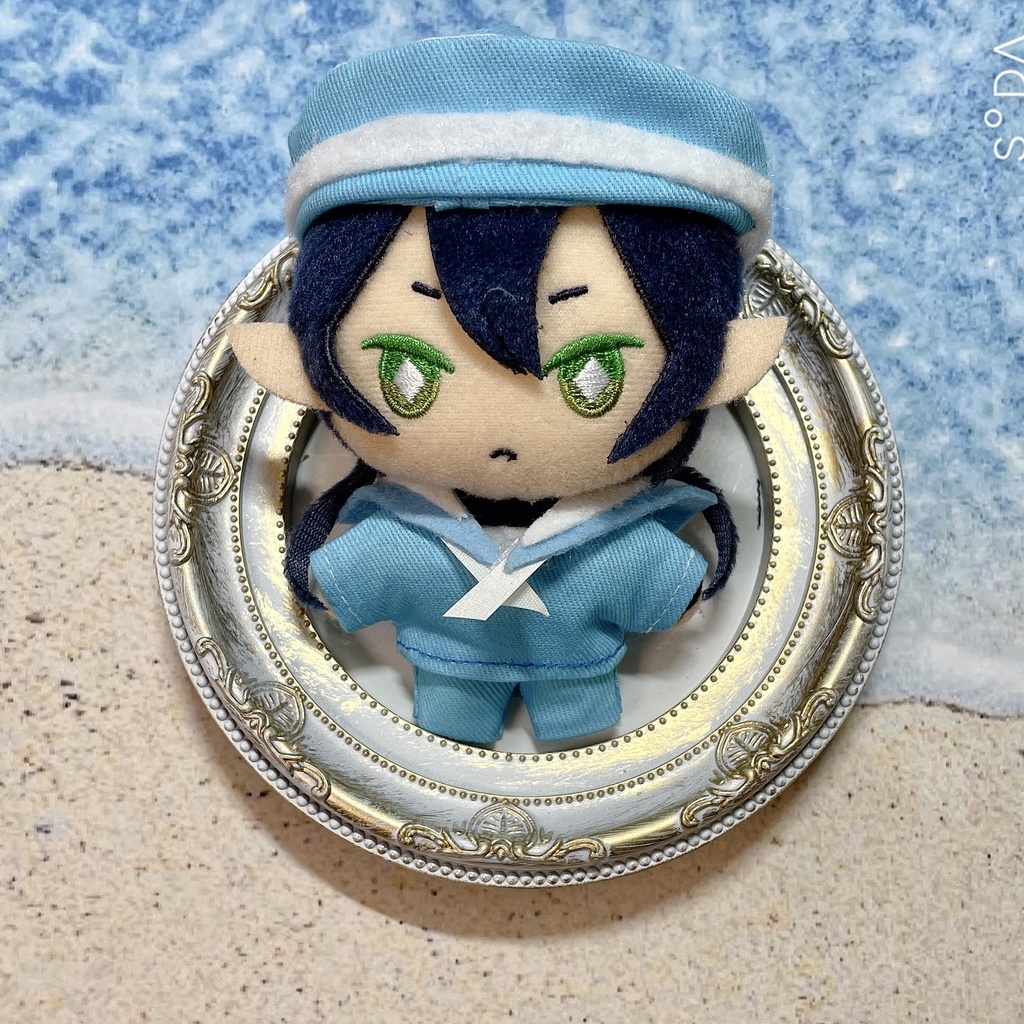 【7月】マリン服(青)【シャツ・帽子】