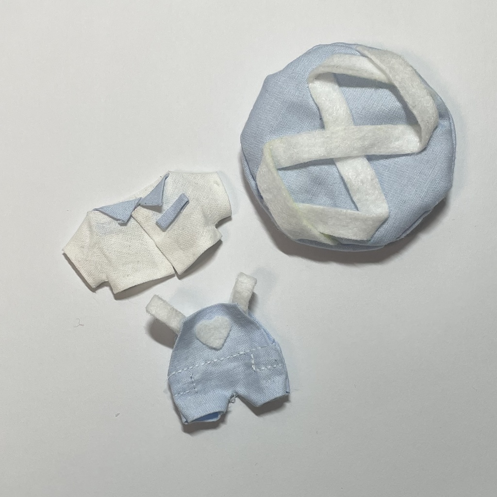 【9月】水色サロペット【なりきり】