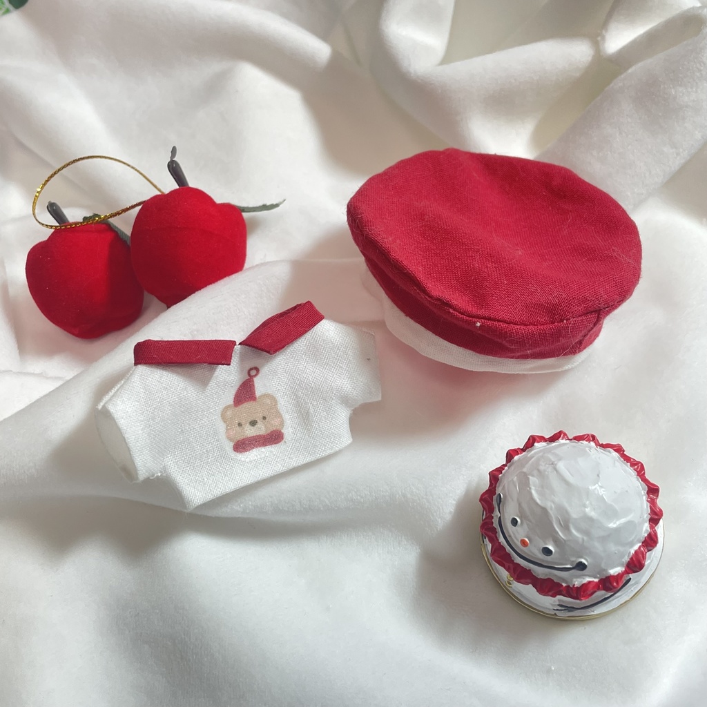 【12/6 18時ー】♦️赤色くまさんたせっと🧸