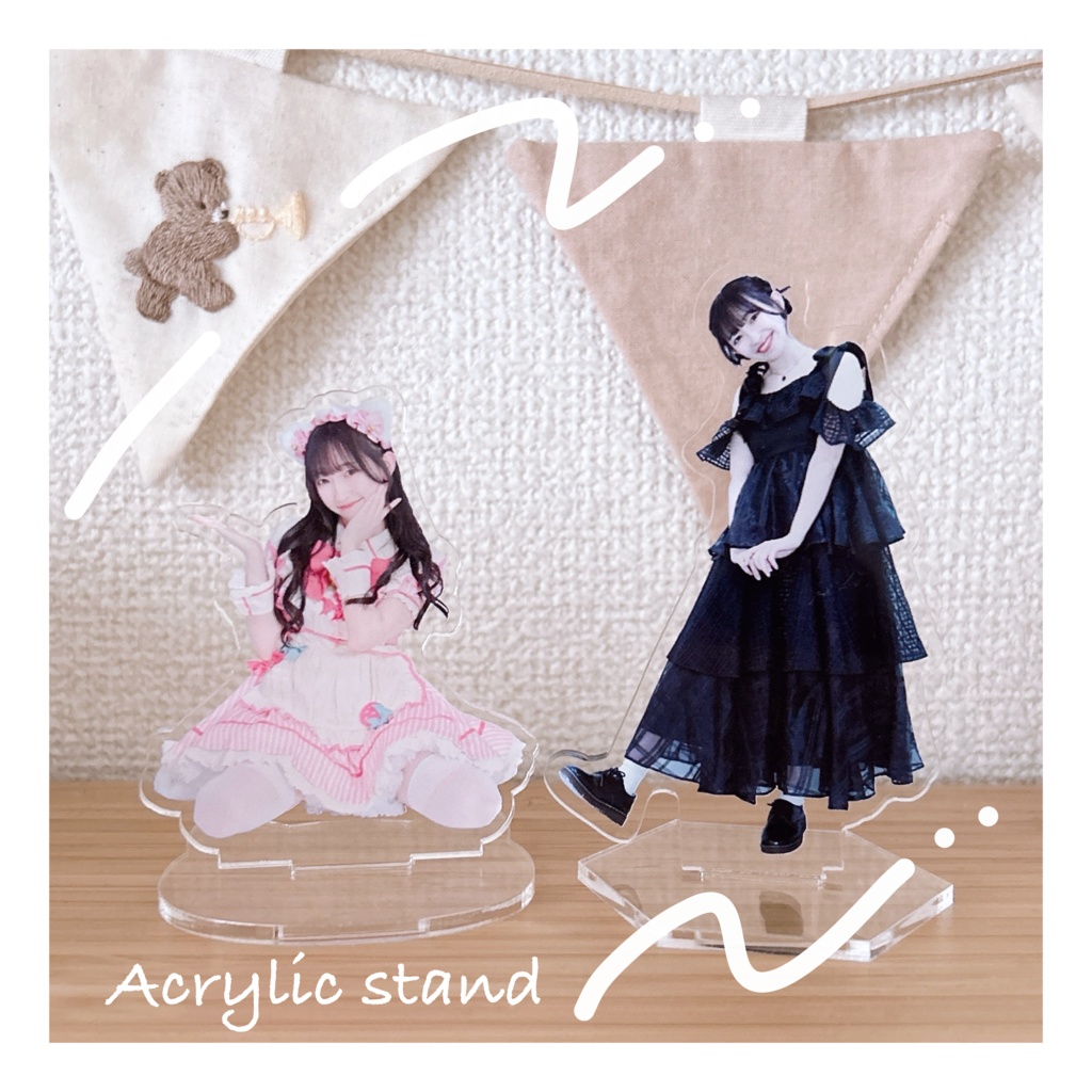 〘アクリルスタンド〙かずかふぇメイド/ お出かけワンピ