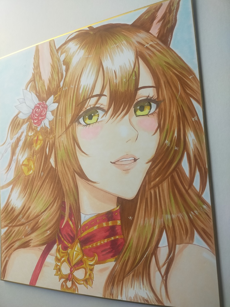 十二美神 ― 午神・駿華 ― 原画一点物 Shunka, Goddess of the Horse Zodiac – Original Art –