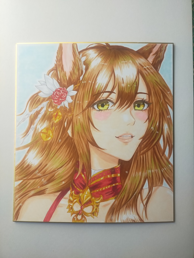 十二美神 ― 午神・駿華 ― 原画一点物 Shunka, Goddess of the Horse Zodiac – Original Art –