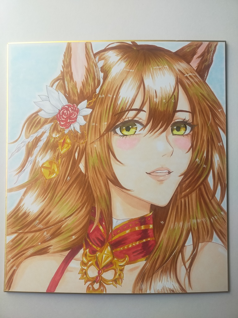 十二美神 ― 午神・駿華 ― 原画一点物 Shunka, Goddess of the Horse Zodiac – Original Art –