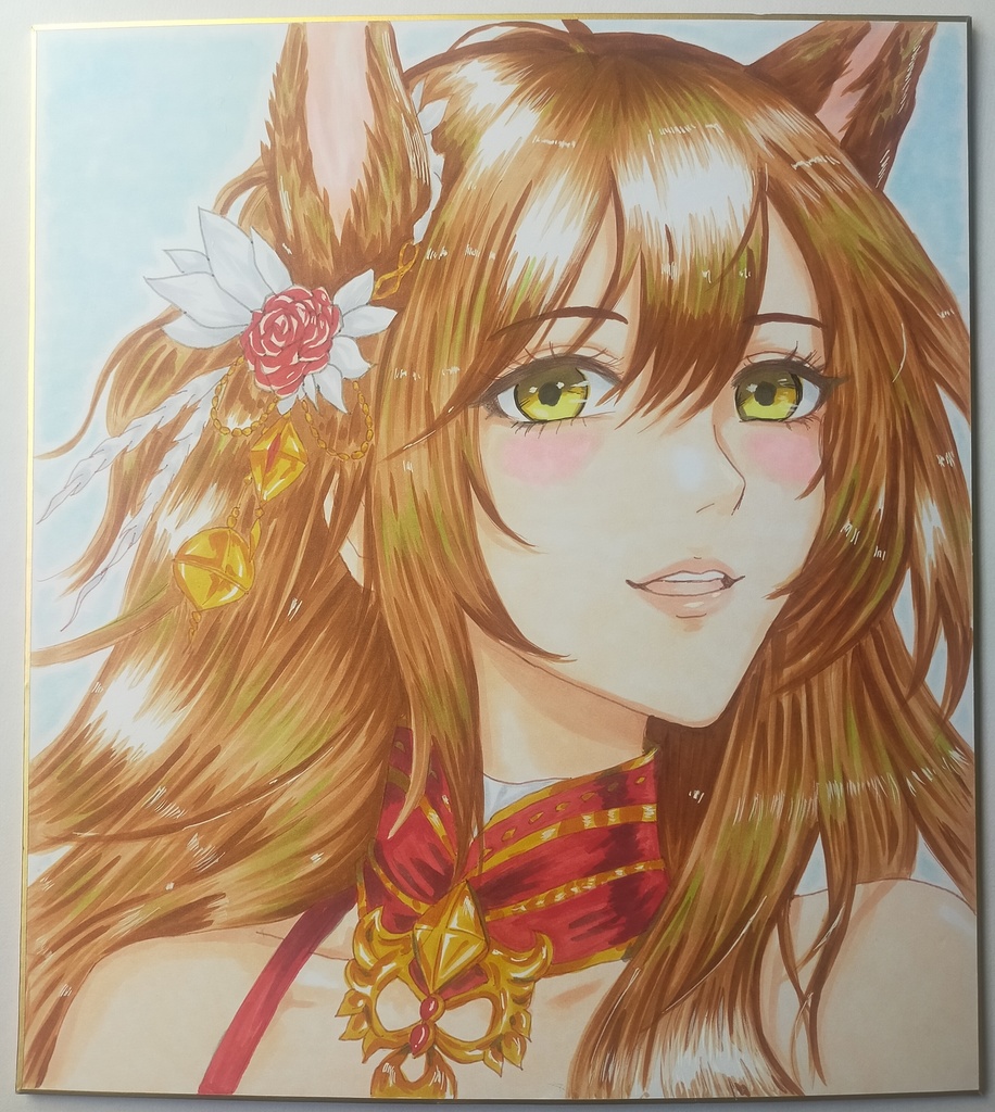 十二美神 ― 午神・駿華 ― 原画一点物 Shunka, Goddess of the Horse Zodiac – Original Art –