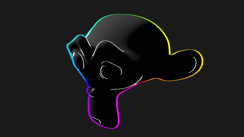 Curvature【Blenderノード用アセット】