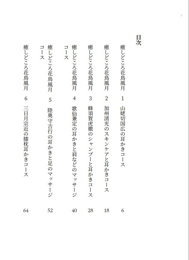 癒しどころ花鳥風月 第一集 刀剣乱舞非公式小説本