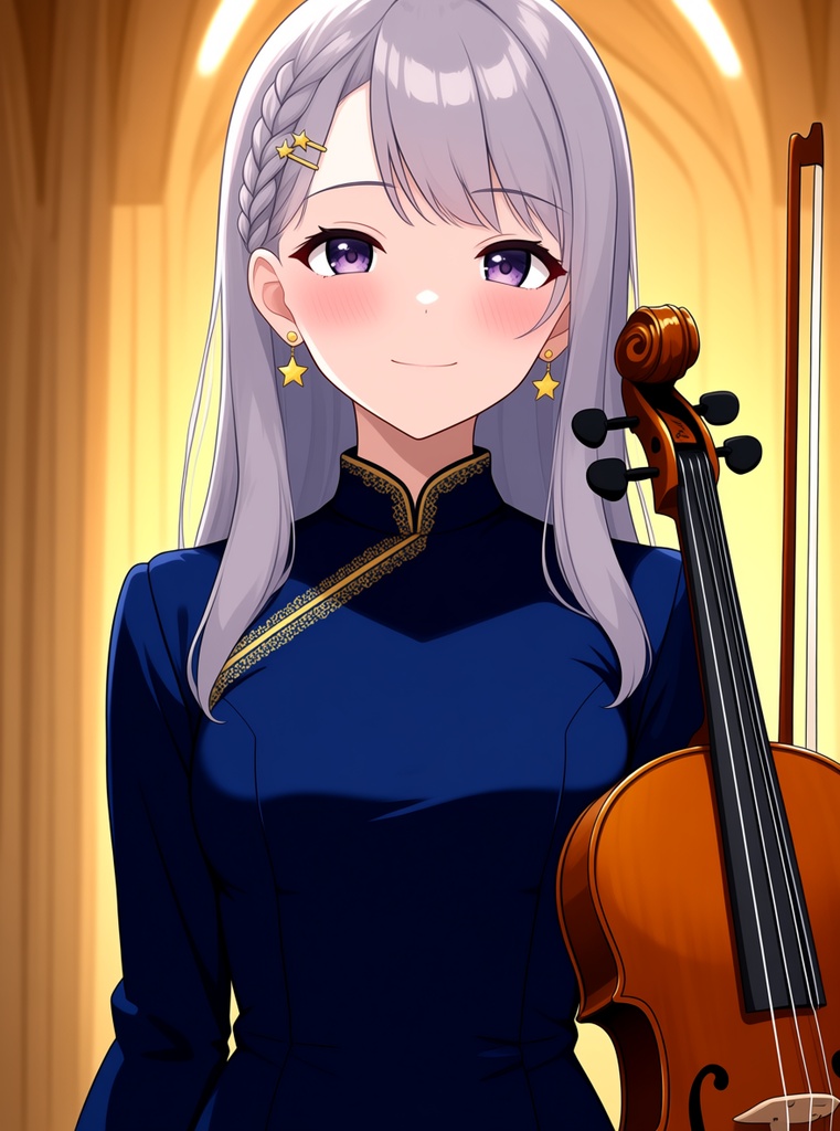 【AI生成/オリジナルキャラ】星詠ルナ 衣装違いイラスト集 Vol.3 - 陶芸家・獣医・キャビンアテンダントなど10種の職業衣装50枚