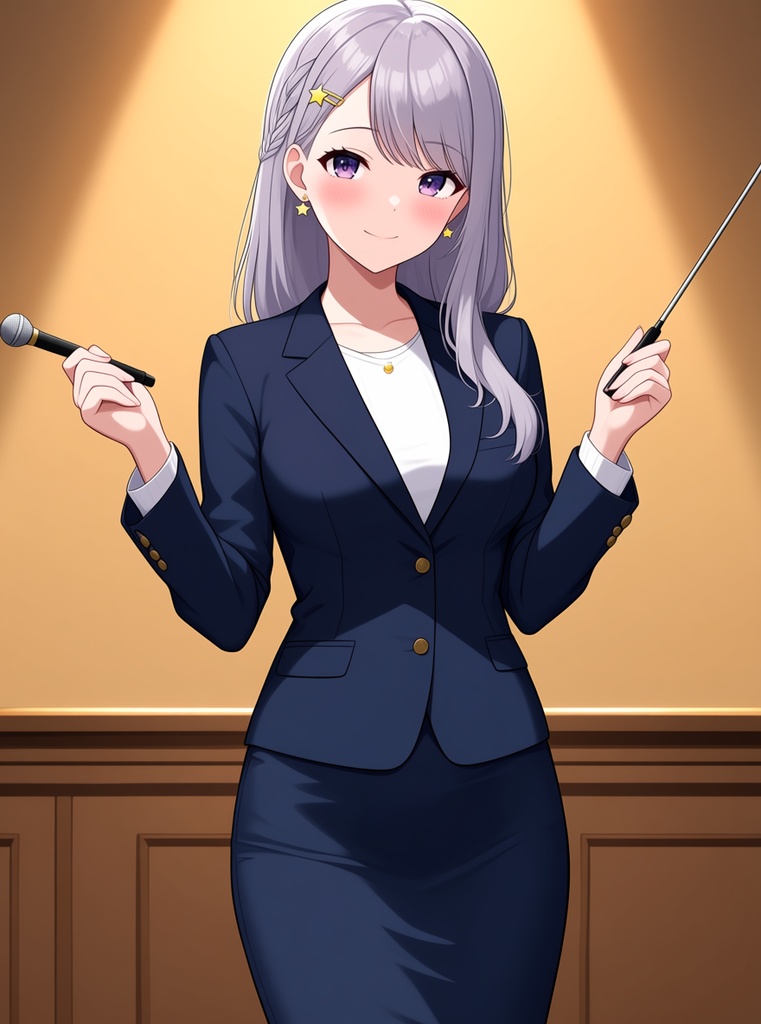 【AI生成/オリジナルキャラ】星詠ルナ 衣装違いイラスト集 Vol.4 - バリスタ・薬剤師・フィギュアスケートなど10種の衣装50枚
