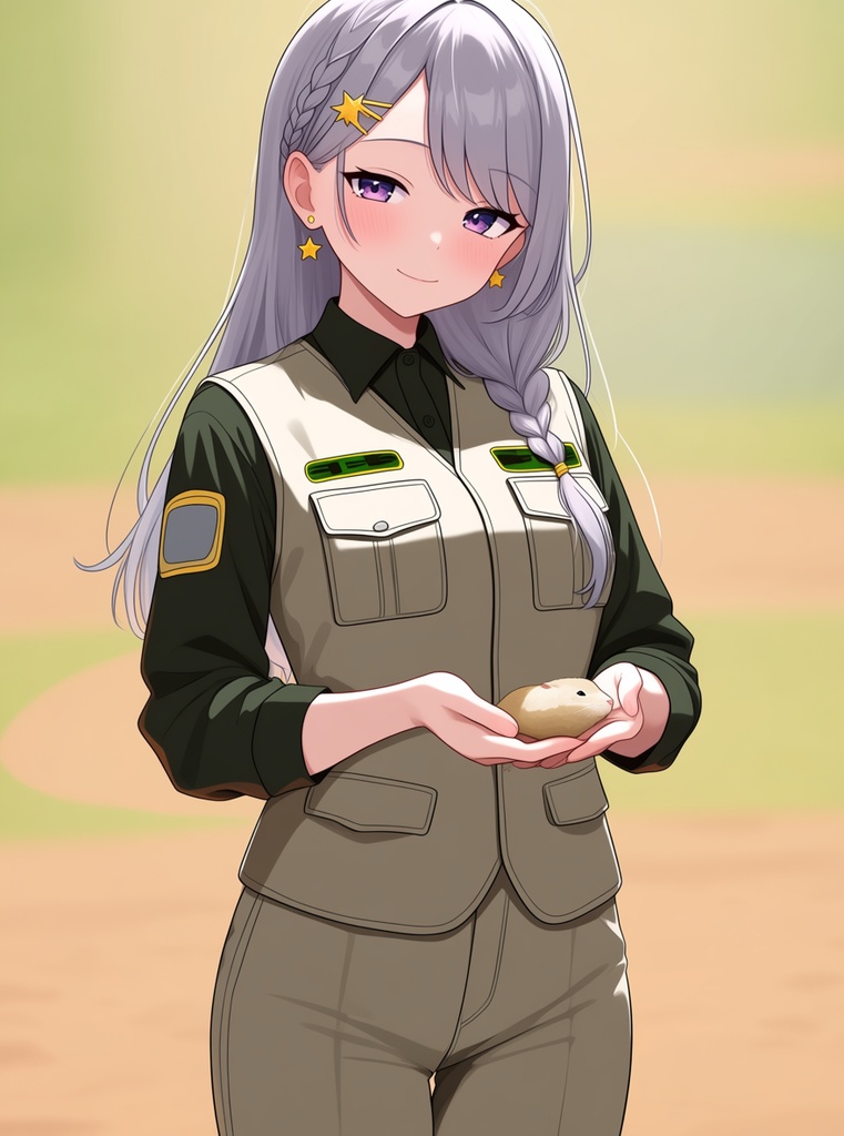 【AI生成/オリジナルキャラ】星詠ルナ 衣装違いイラスト集 Vol.5(職業編2) - 時計職人・鷹匠・ピアニストなど10種の衣装50枚
