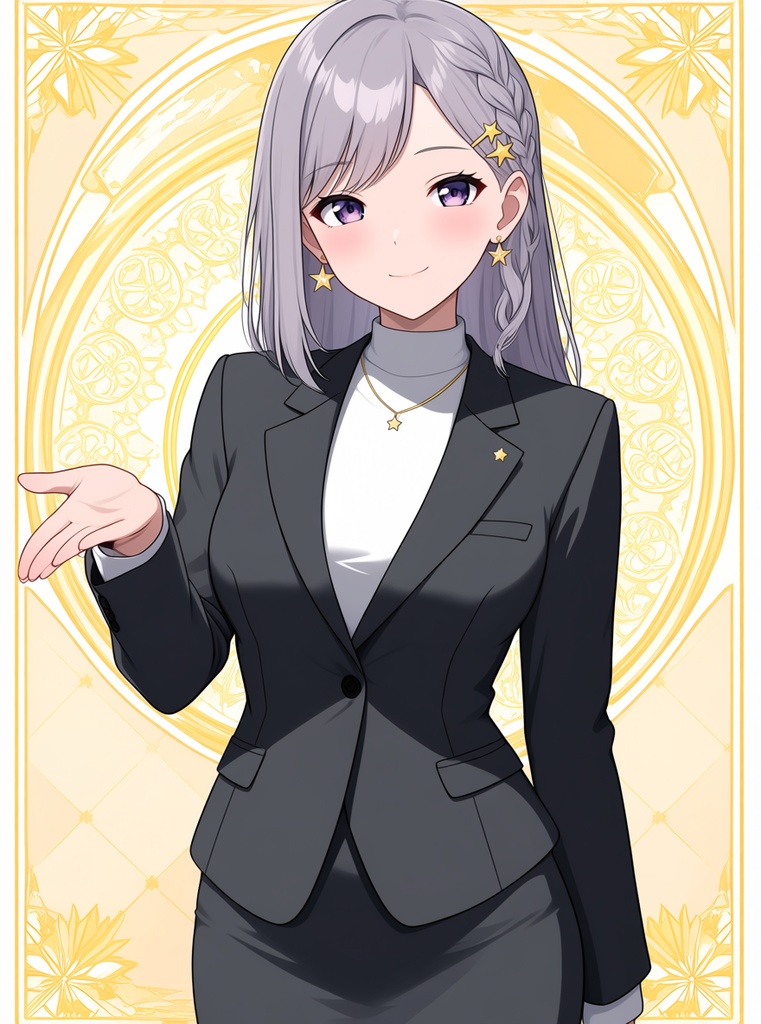 【AI生成/オリジナルキャラ】星詠ルナ 衣装違いイラスト集 Vol.6 - 消防士・気球パイロット・灯台守など10種の衣装50枚