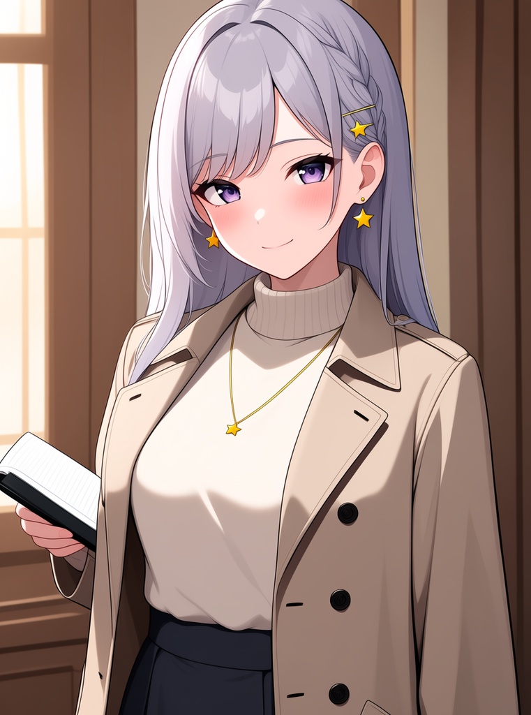 【AI生成/オリジナルキャラ】星詠ルナ 衣装違いイラスト集 Vol.6 - 消防士・気球パイロット・灯台守など10種の衣装50枚