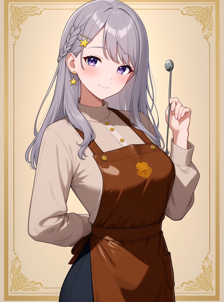 【AI生成/オリジナルキャラ】星詠ルナ 衣装違いイラスト集 Vol.7 - キャンドル職人・花火職人・氷彫刻家など10種の衣装50枚