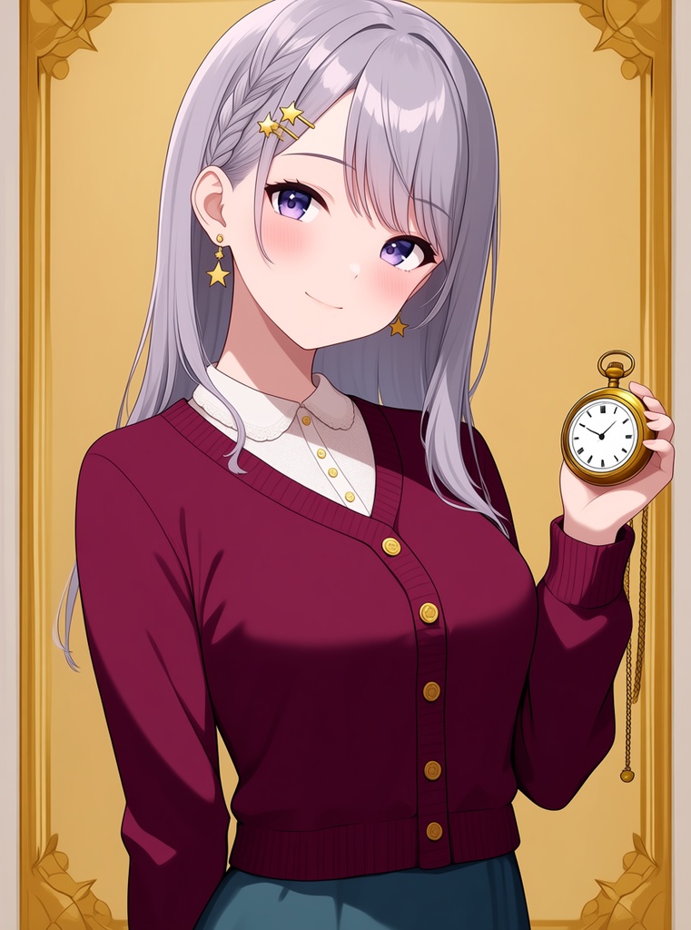 【AI生成/オリジナルキャラ】星詠ルナ 衣装違いイラスト集 Vol.7 - キャンドル職人・花火職人・氷彫刻家など10種の衣装50枚