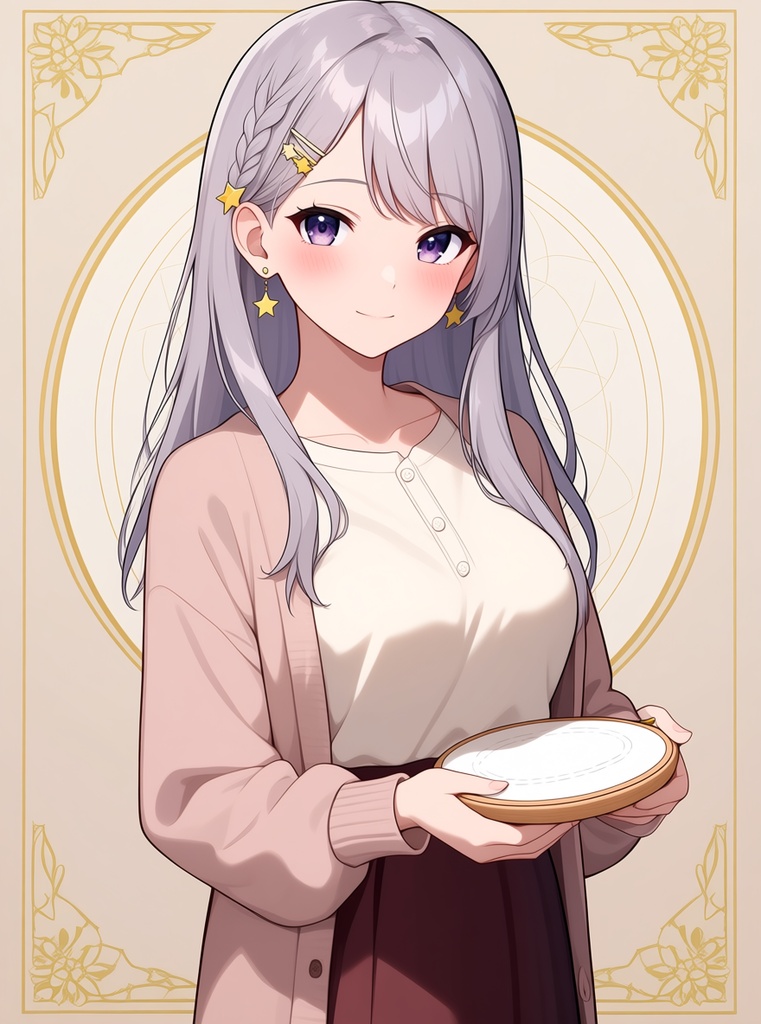 【AI生成/オリジナルキャラ】星詠ルナ 衣装違いイラスト集 Vol.10 - ショコラティエ・コーヒー焙煎士・サーカス団長など10種の衣装50枚