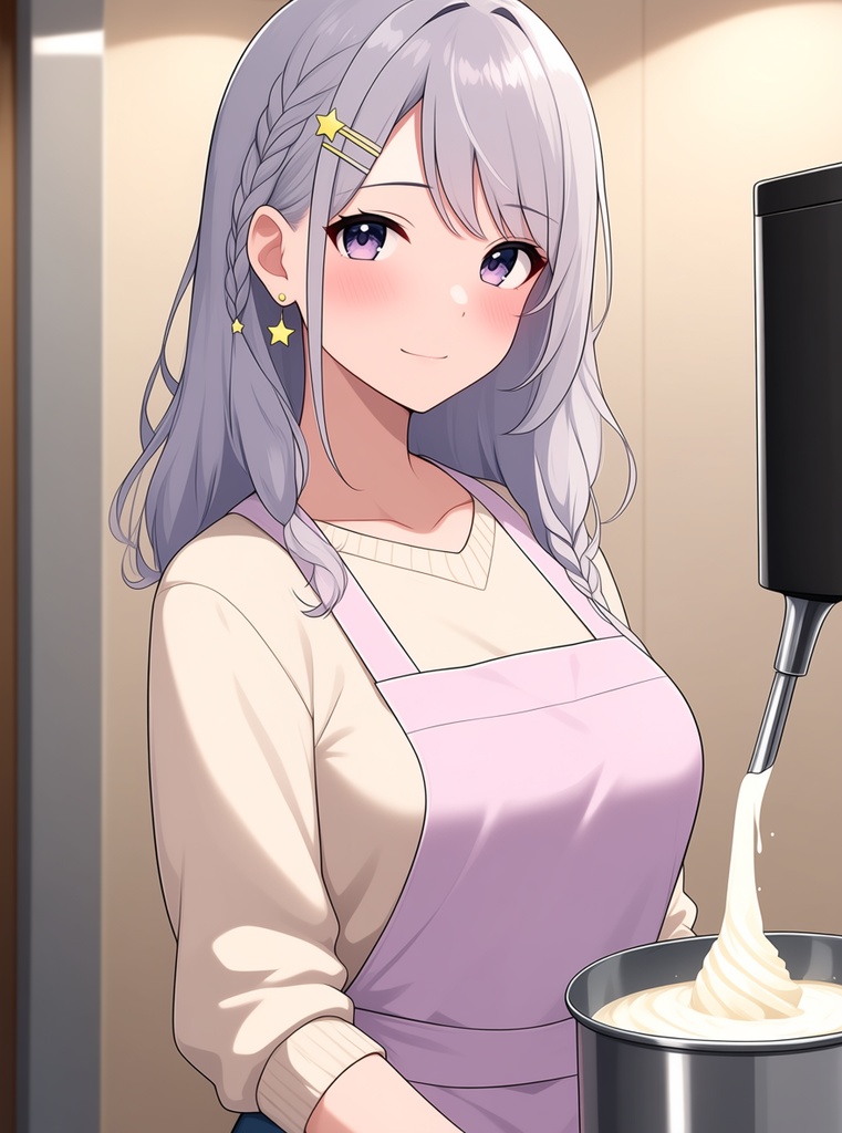 【AI生成/オリジナルキャラ】星詠ルナ 衣装違いイラスト集 Vol.10 - ショコラティエ・コーヒー焙煎士・サーカス団長など10種の衣装50枚