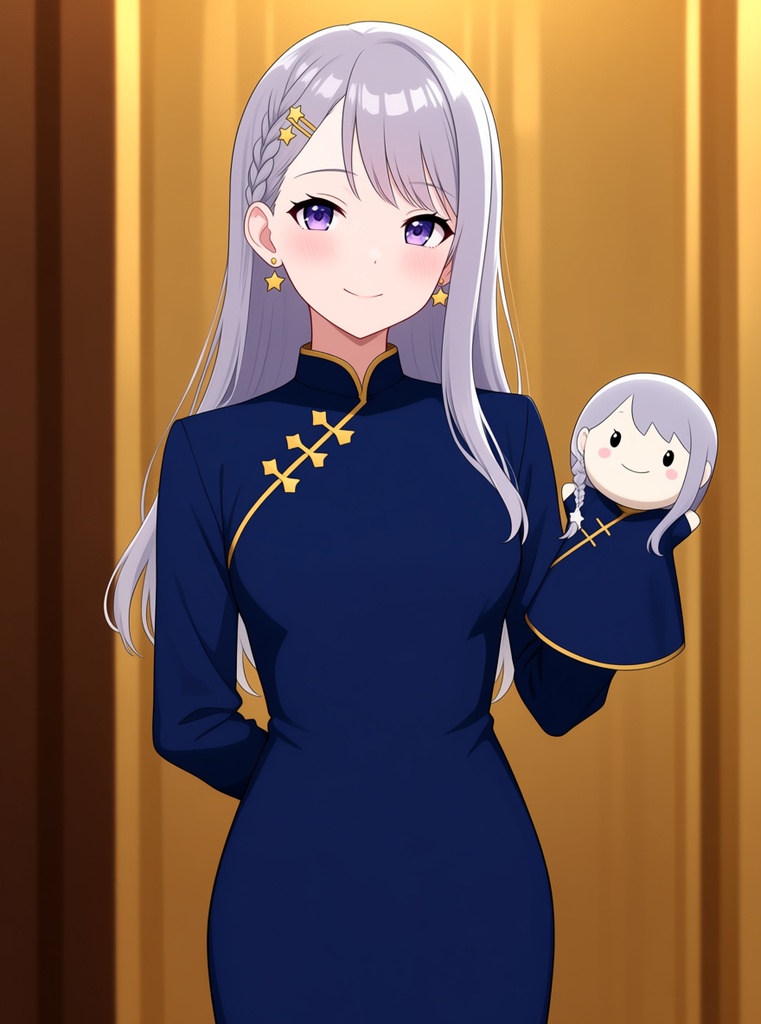 【AI生成/オリジナルキャラ】星詠ルナ 衣装違いイラスト集 Vol.10 - ショコラティエ・コーヒー焙煎士・サーカス団長など10種の衣装50枚