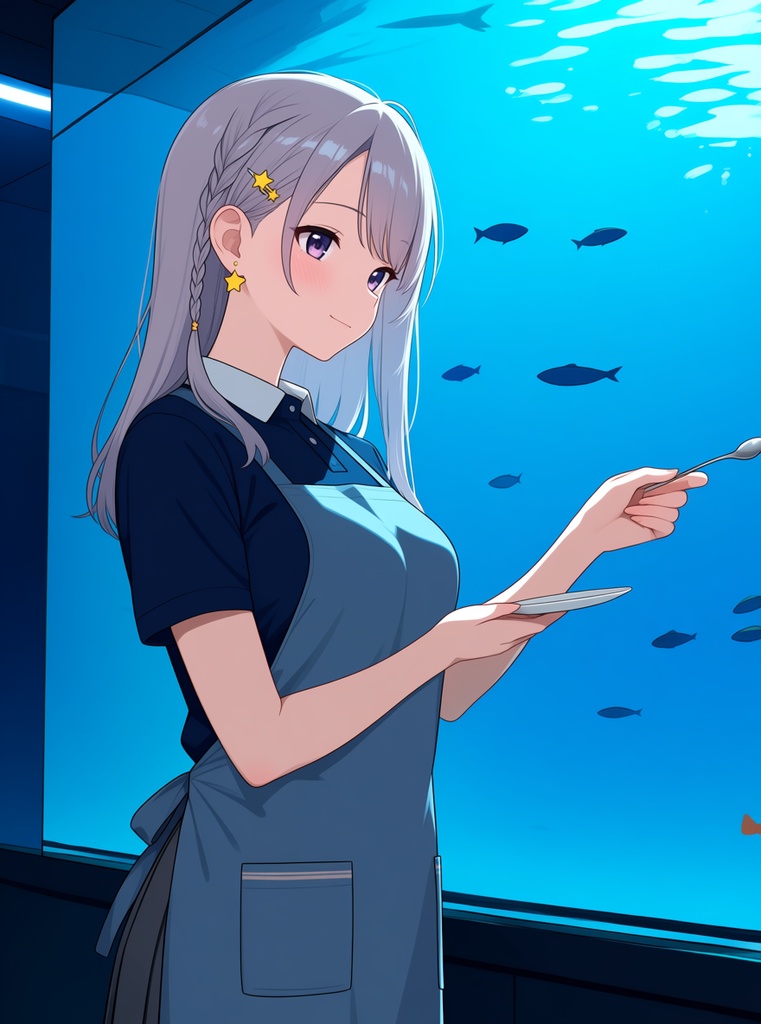 【AI生成/オリジナルキャラ】星詠ルナ 衣装違いイラスト集 Vol.11 - 考古学者・ホテルコンシェルジュ・バーテンダーなど10種の衣装50枚