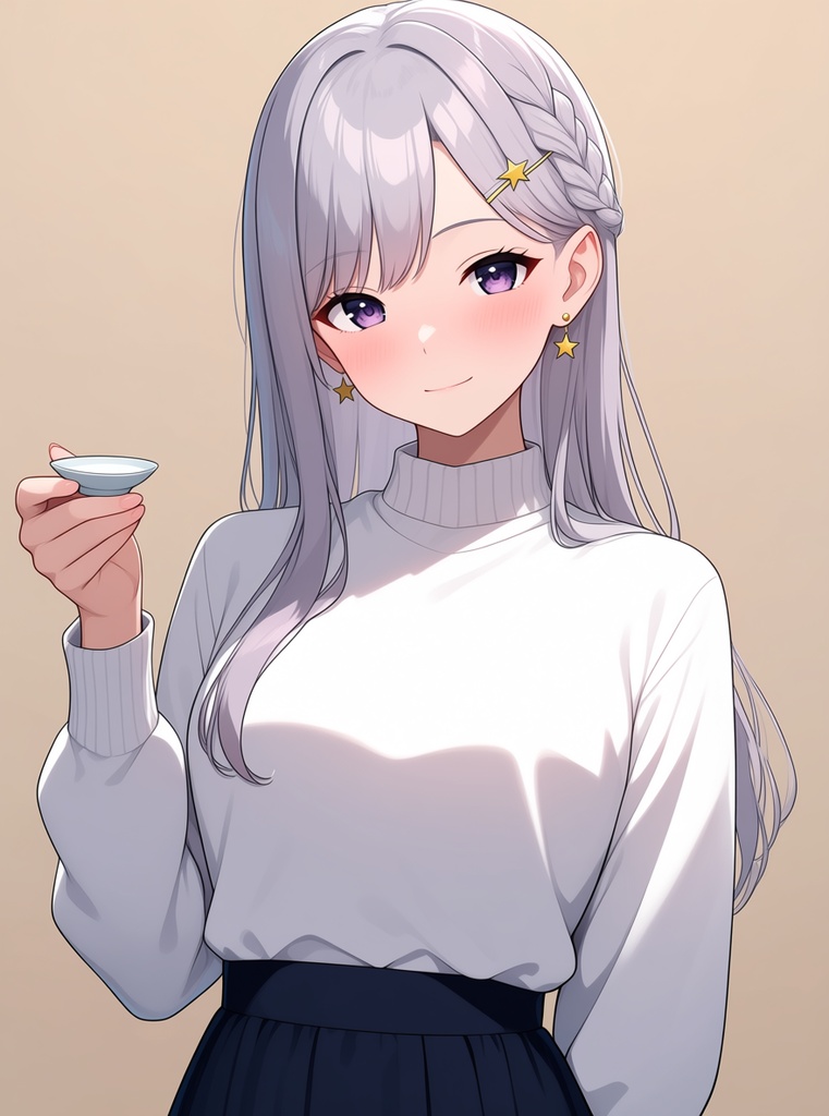 【AI生成/オリジナルキャラ】星詠ルナ 衣装違いイラスト集 Vol.12 - 寿司職人・折り紙作家・酒蔵の杜氏など10種の衣装50枚
