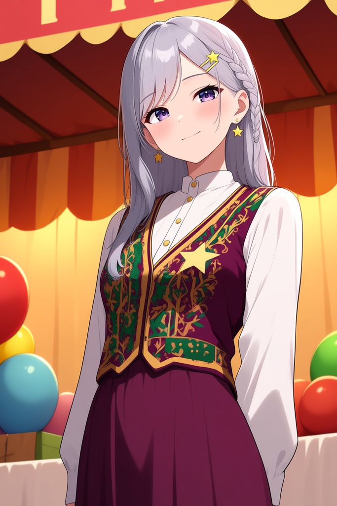 【AI生成/オリジナルキャラ】星詠ルナ 衣装違いイラスト集 Vol.13 - 木彫り職人・切り絵作家・りんご狩り農家など10種の衣装50枚