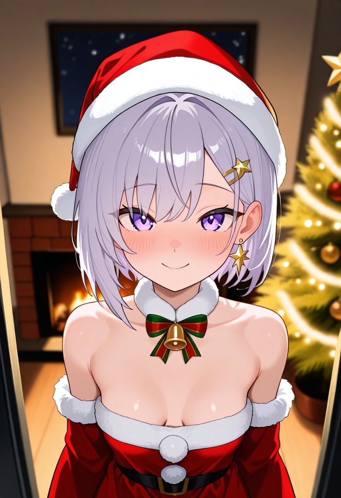 【AI生成/オリジナルキャラ】星詠ステラ 衣装違いイラスト集 Vol.2 - クリスマス・パティシエ・バレエダンサーなど10種の衣装50枚(ルナお揃い)