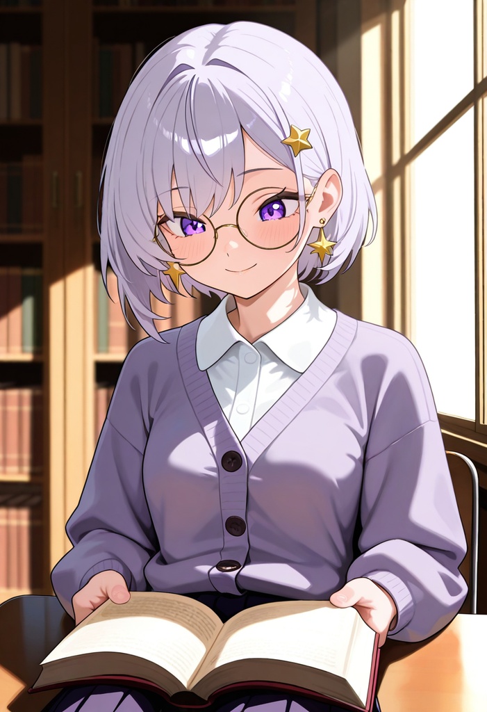 【AI生成/オリジナルキャラ】星詠ステラ 衣装違いイラスト集 Vol.2 - クリスマス・パティシエ・バレエダンサーなど10種の衣装50枚(ルナお揃い)