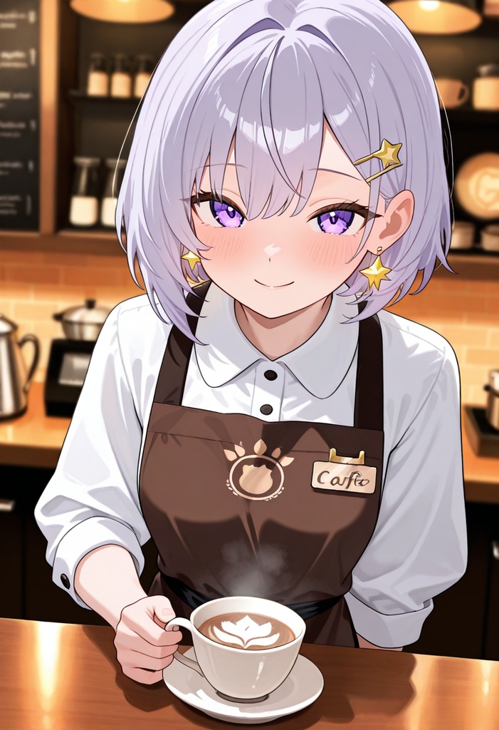 【AI生成/オリジナルキャラ】星詠ステラ 衣装違いイラスト集 Vol.2 - クリスマス・パティシエ・バレエダンサーなど10種の衣装50枚(ルナお揃い)