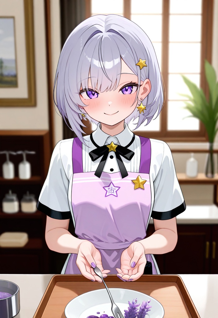 【AI生成/オリジナルキャラ】星詠ステラ 衣装違いイラスト集 Vol.2 - クリスマス・パティシエ・バレエダンサーなど10種の衣装50枚(ルナお揃い)