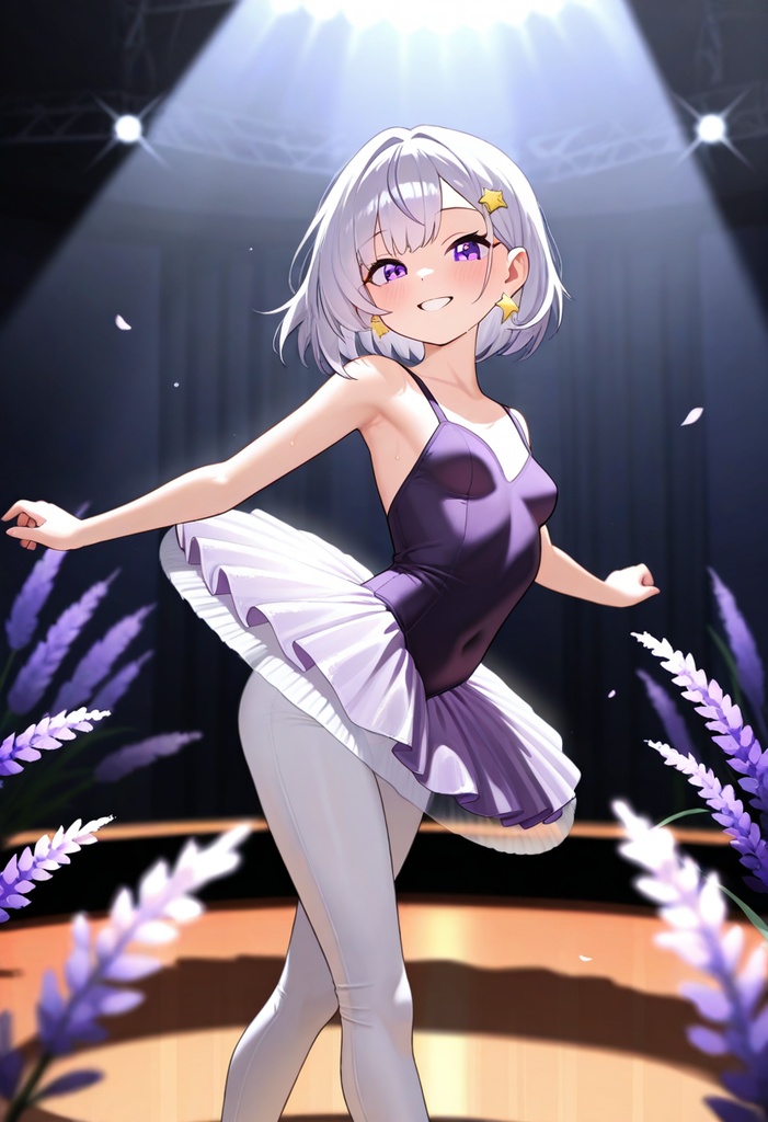【AI生成/オリジナルキャラ】星詠ステラ 衣装違いイラスト集 Vol.2 - クリスマス・パティシエ・バレエダンサーなど10種の衣装50枚(ルナお揃い)