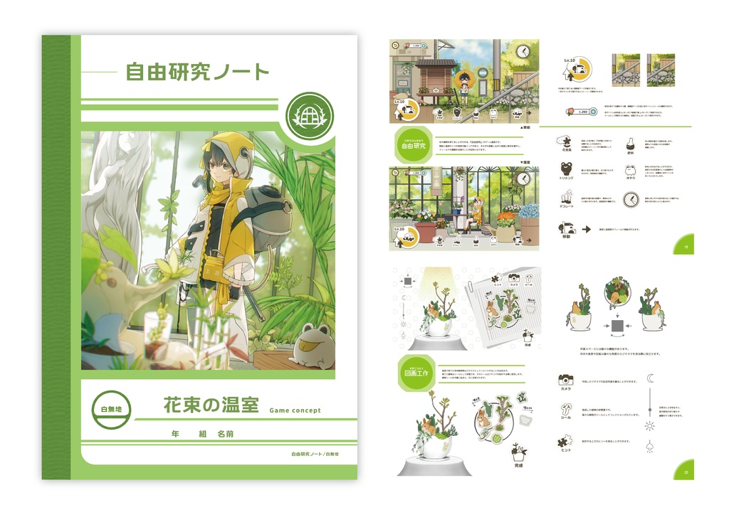 花束の温室 Game concept book