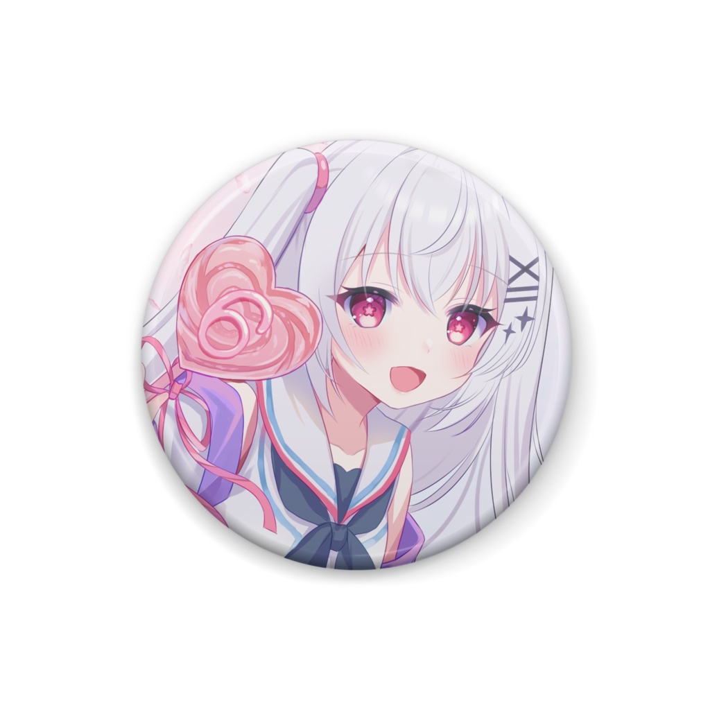 6周年　記念イラスト缶バッチ