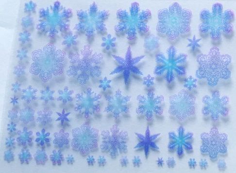 A7 蛍光 雪の結晶