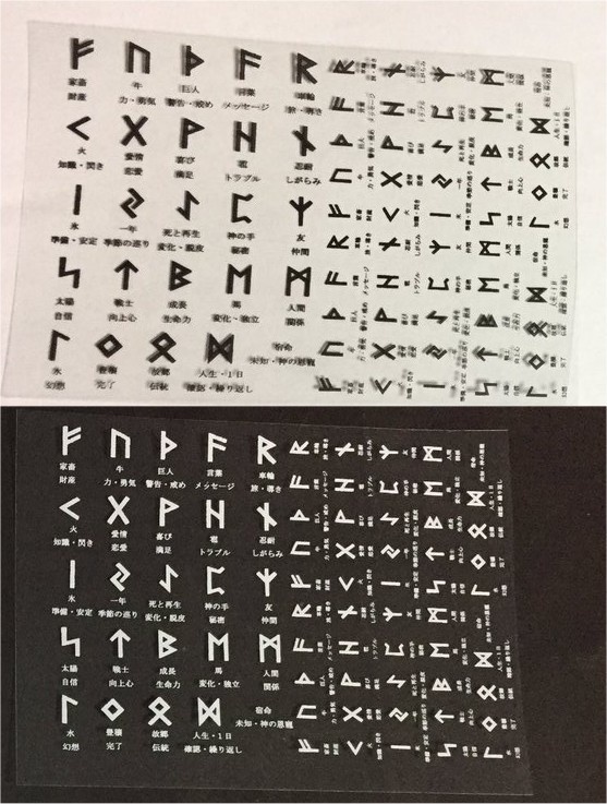 ルーン文字 日詰時 Booth ルーン文字 日詰時 Booth