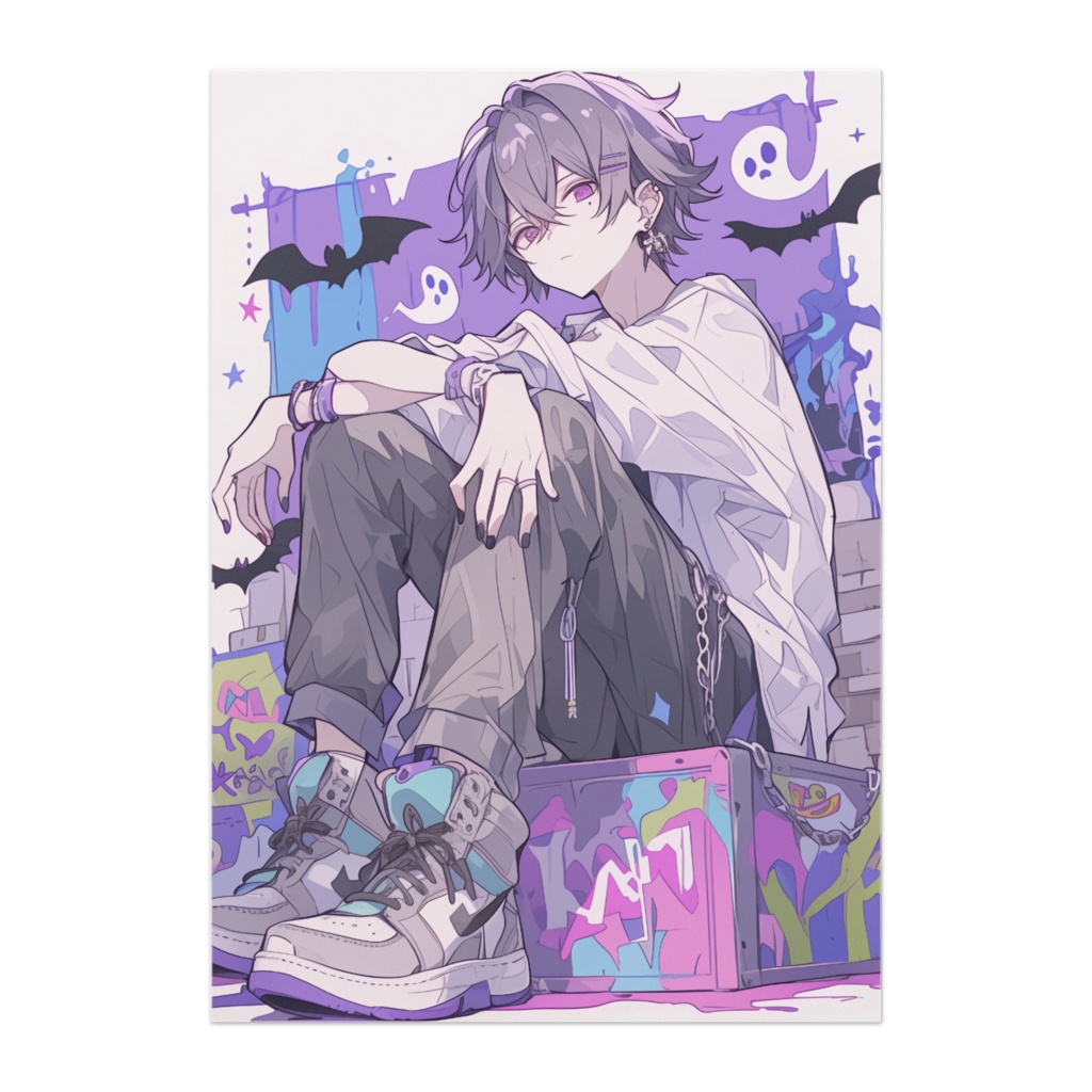 ハロウィン(紫)