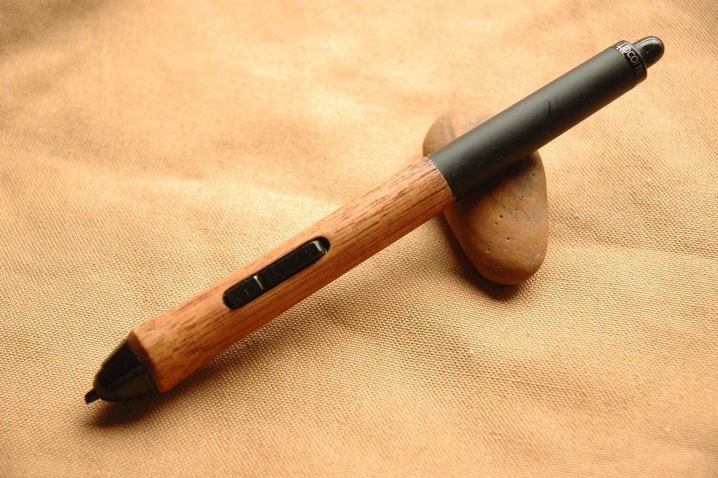 葉車堂 グレイングリップ LITE (ブラウン色) WACOM/XP-PEN/XenceLabs