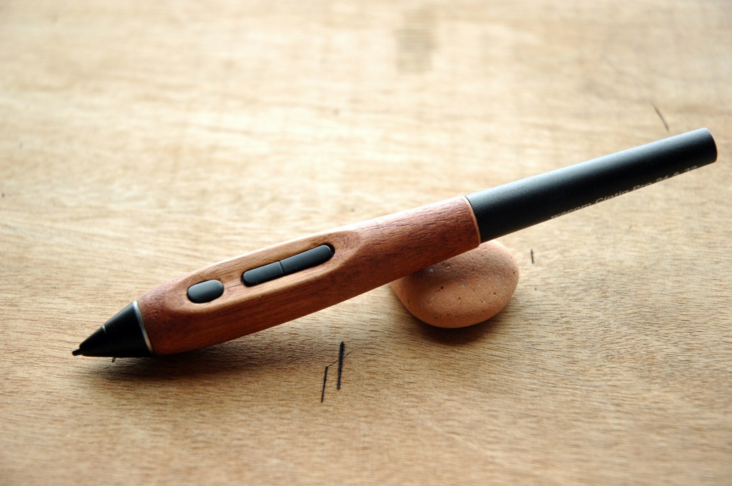 葉車堂 グレイングリップ LITE (ブラウン色) WACOM/XP-PEN/XenceLabs