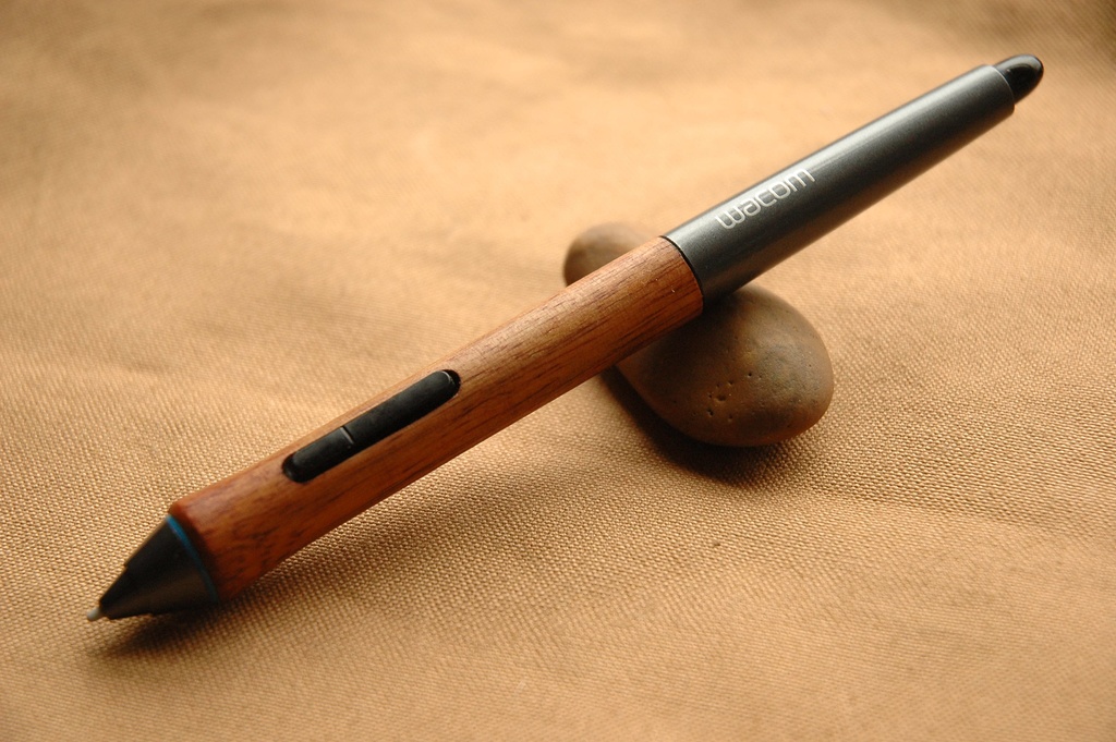 葉車堂 グレイングリップ LITE (ブラウン色) WACOM/XP-PEN/XenceLabs