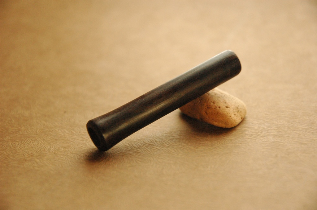 【特選 黒檀】葉車堂 木製グリップ PREMIUM 黒檀(こくたん) 希少樹種シリーズ