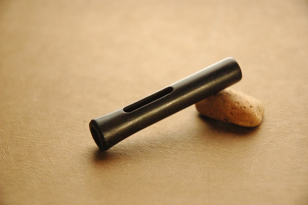 【特選 黒檀】葉車堂 木製グリップ PREMIUM 黒檀(こくたん) 希少樹種シリーズ