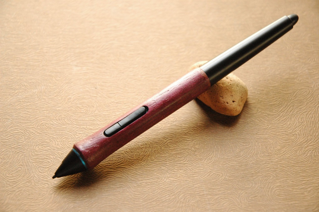 【パープルハート】 葉車堂 木製グリップ PREMIUM パープルハート 希少樹種シリーズ