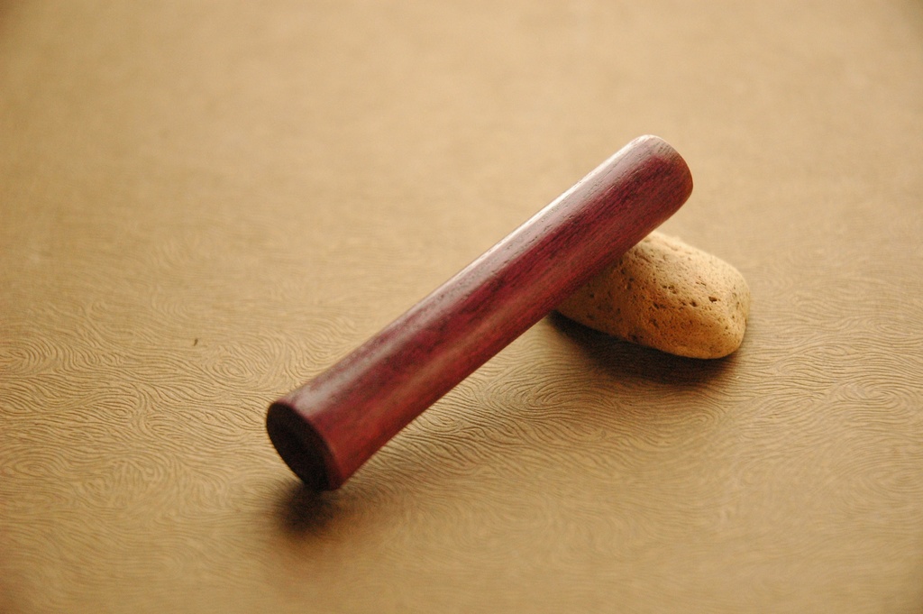 【パープルハート】 葉車堂 木製グリップ PREMIUM パープルハート 希少樹種シリーズ