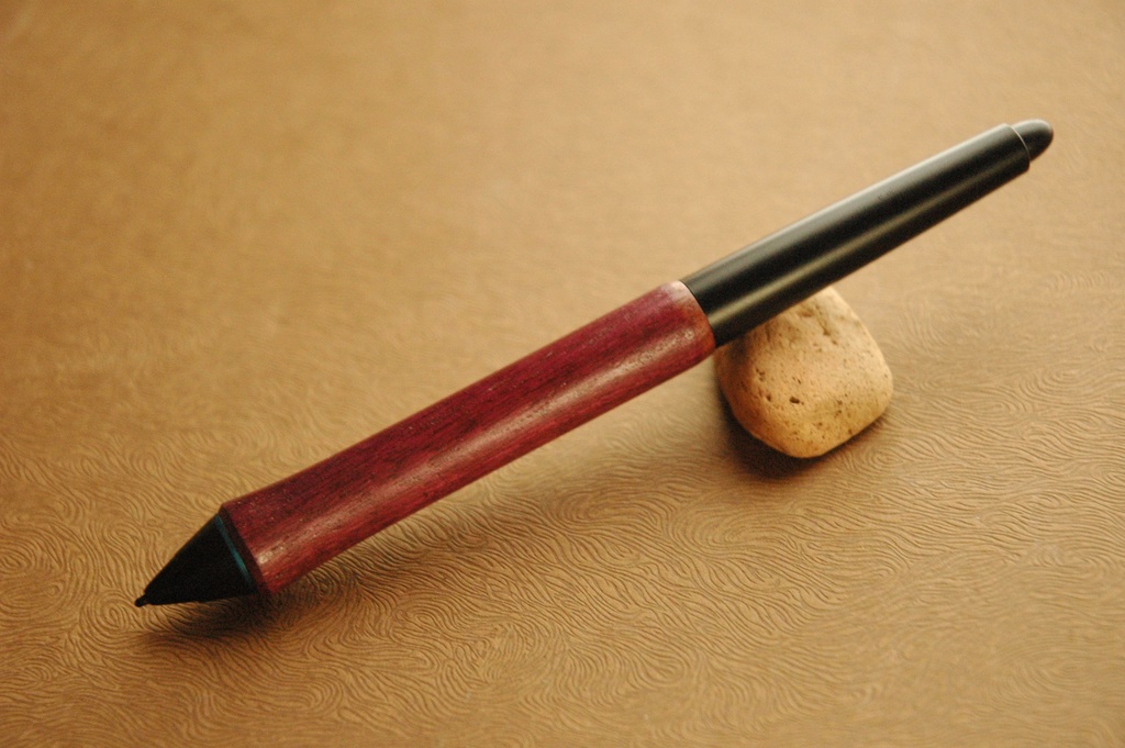 【パープルハート】 葉車堂 木製グリップ PREMIUM パープルハート 希少樹種シリーズ