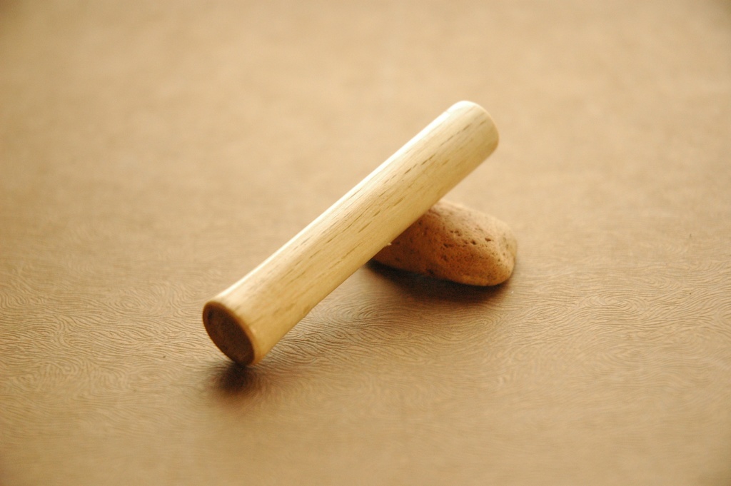 【和材・白樫】葉車堂 木製グリップ 和材シリーズ 白樫(しらかし)